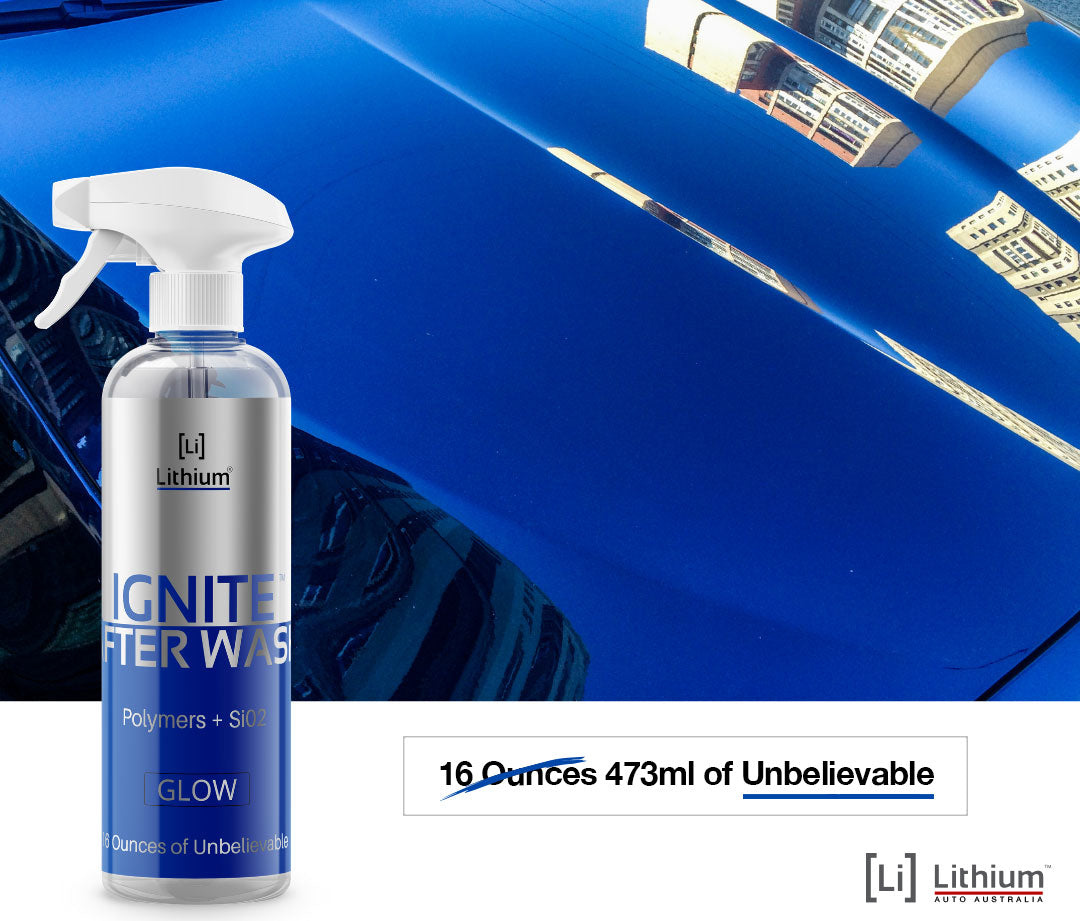 Ignite After Wash Car Drying Aid Lithium Auto Care Australia