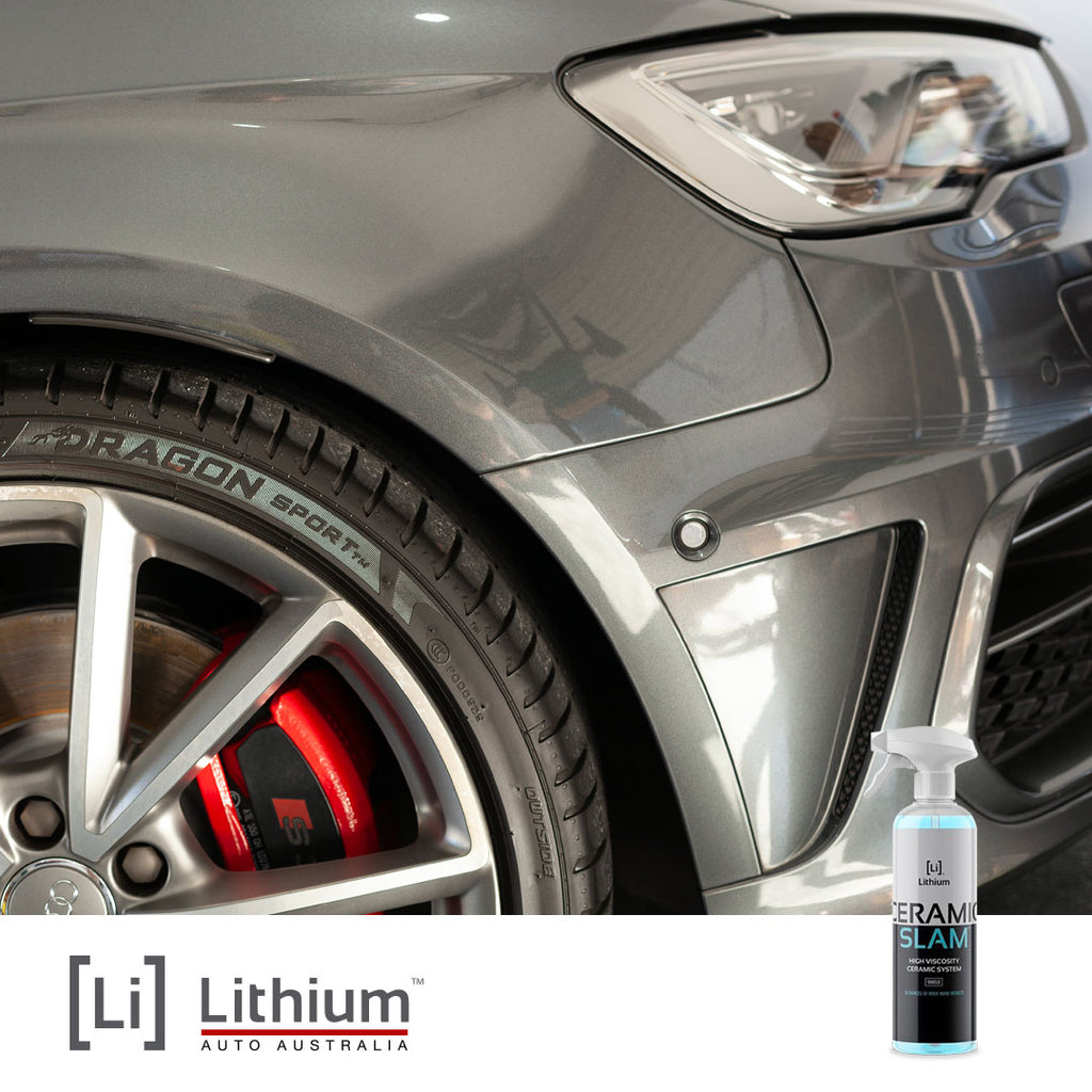 Lithium Auto Elixirs Ceramic Slam- The Best DIY Ceramic Coating Available, Super Long Lasting Paint Protection, Easy to Apply, Stackable for An Ultra