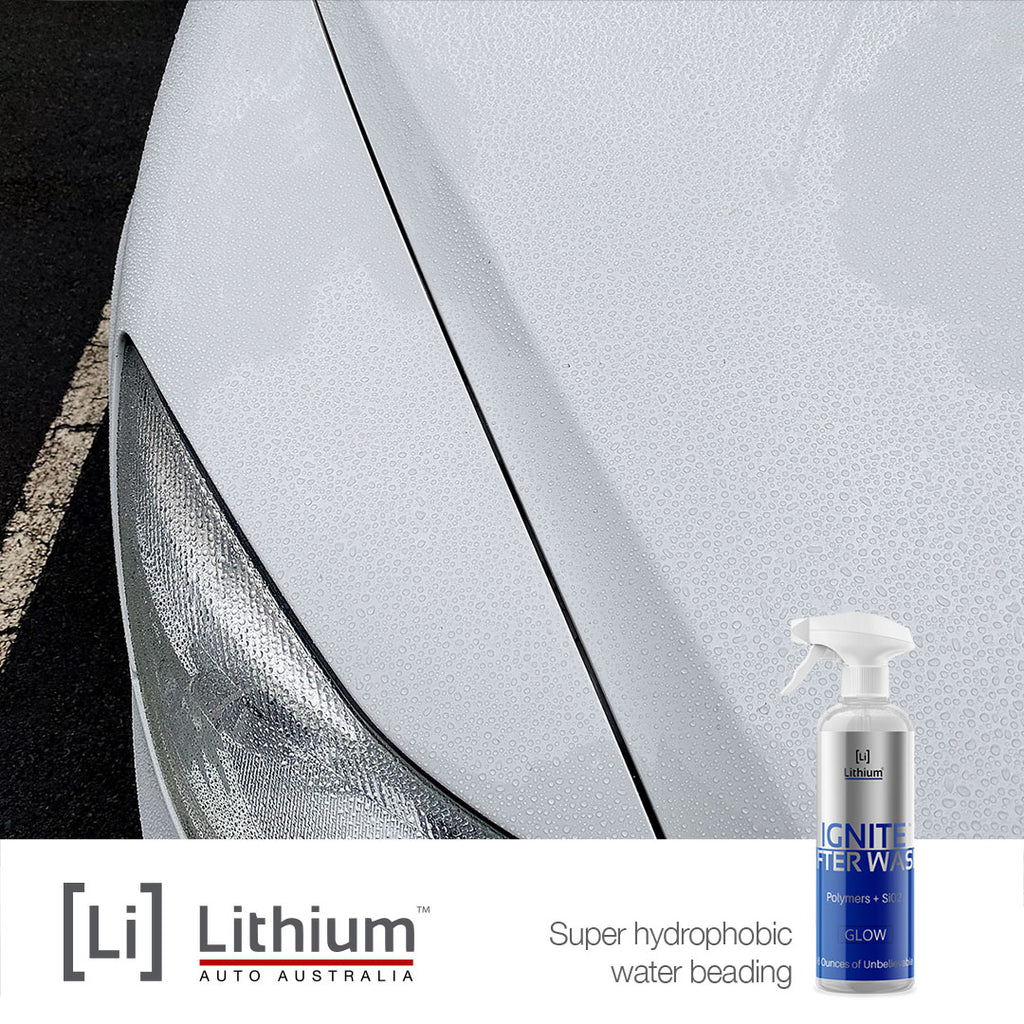 Ignite After Wash Car Drying Aid Lithium Auto Care Australia