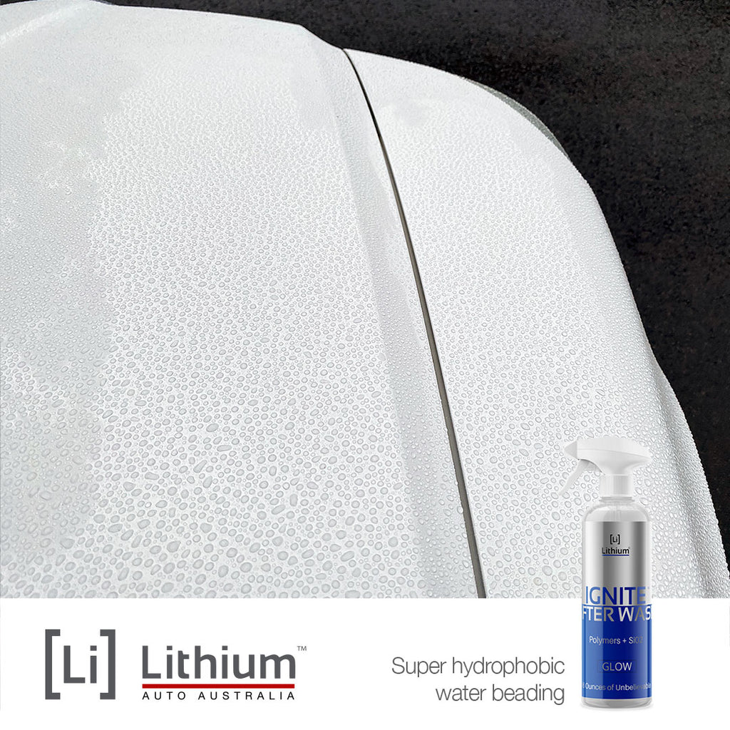 Ignite After Wash Car Drying Aid Lithium Auto Care Australia
