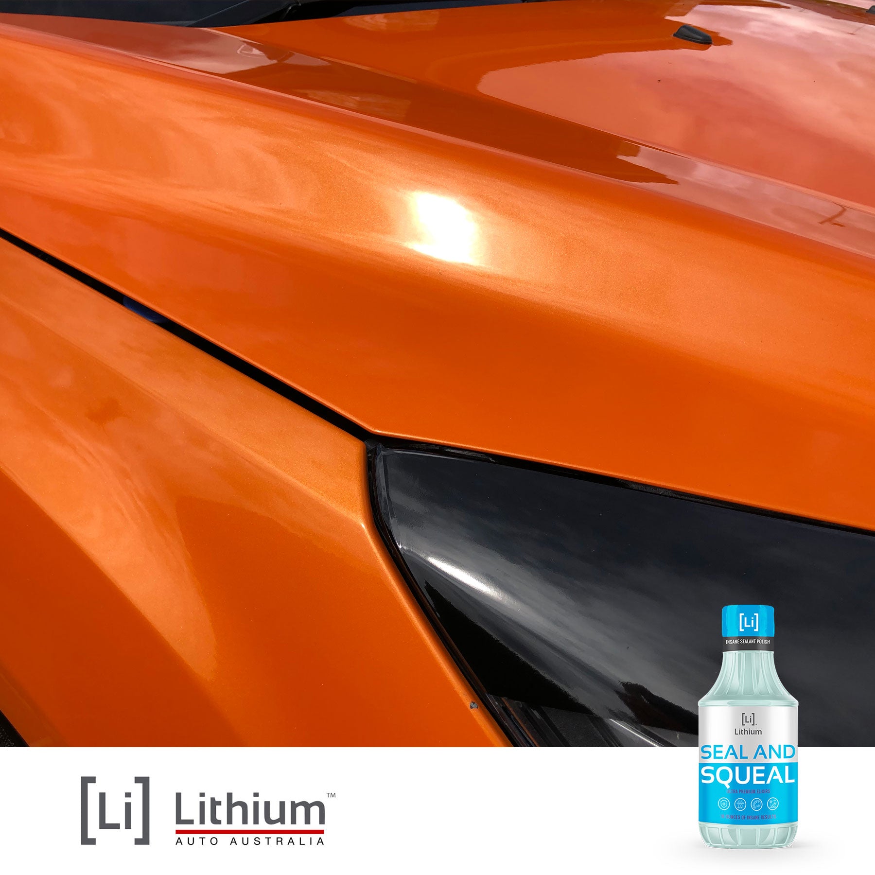 Seal & Squeal Ceramic Car Polish Lithium Auto Australia