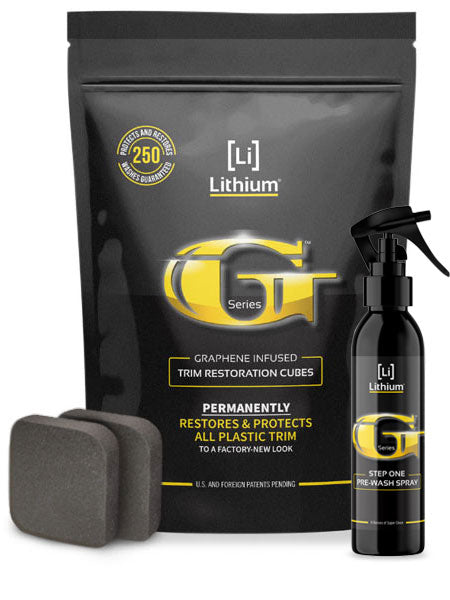 Black Trim Restorer - Graphene Trim Cubes Lithium Auto
