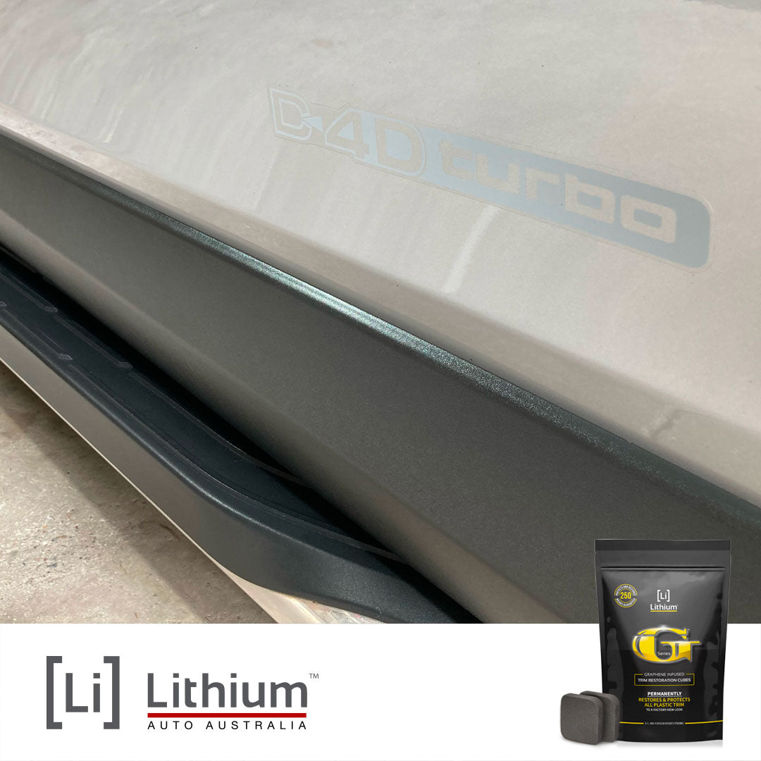 Black Trim Restorer - Graphene Trim Cubes Lithium Auto