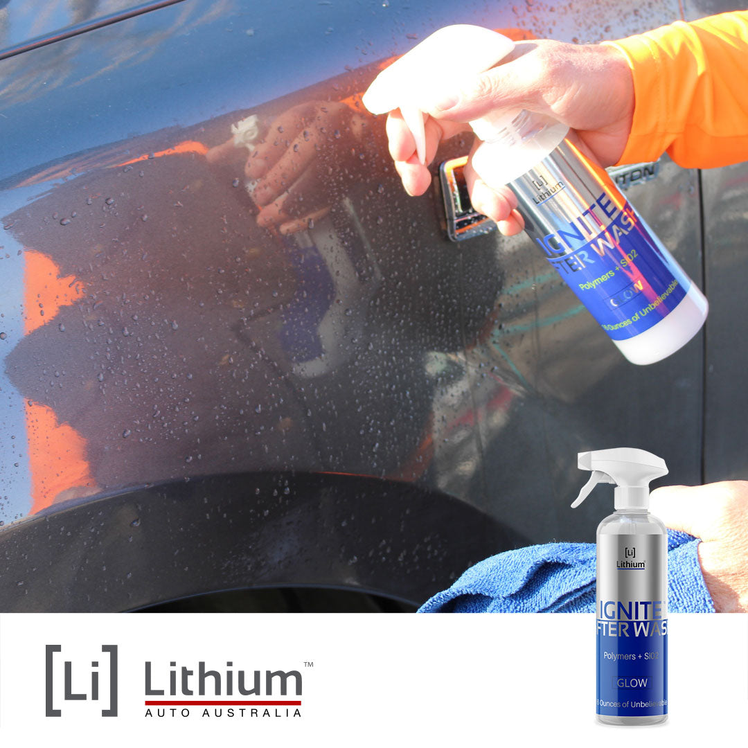 Ignite After Wash Car Drying Aid Lithium Auto Care Australia